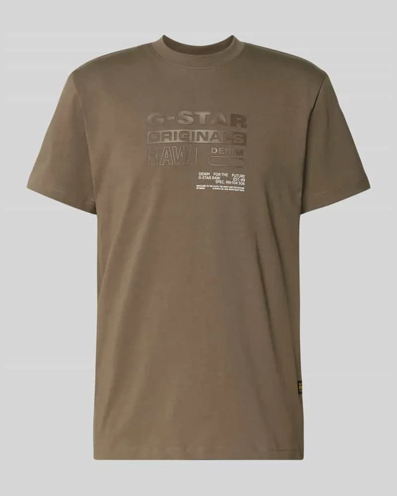 G-STAR RAW T-Shirt mit Label-Print Modell 'Originals 