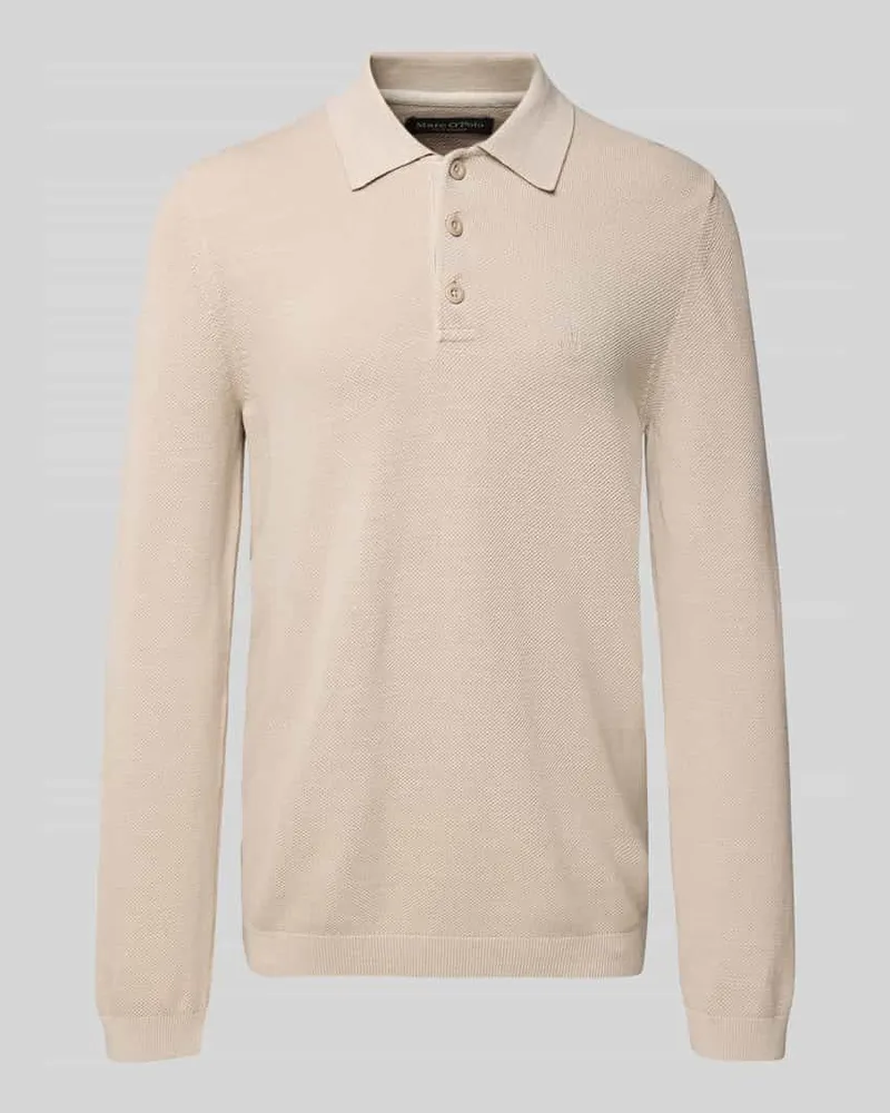 Marc O'Polo Regular Fit Strick-Shirt aus reiner Baumwolle 