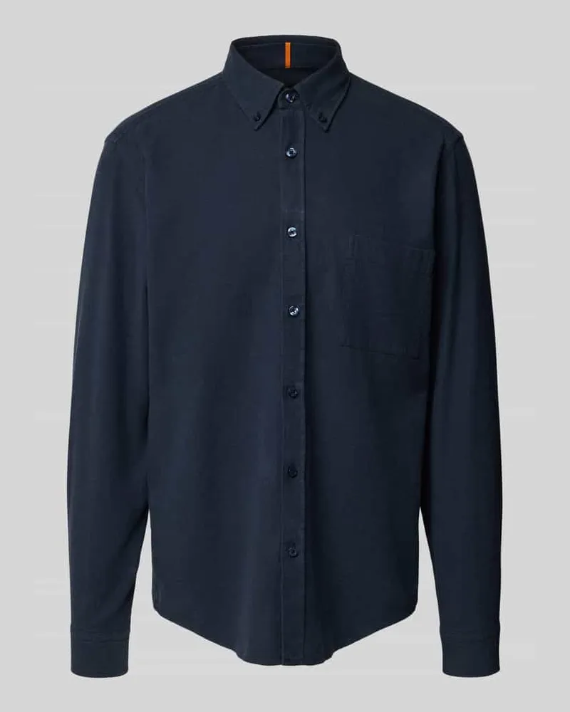 HUGO BOSS Regular Fit Freizeithemd aus reiner Baumwolle Modell 'RICKERT 