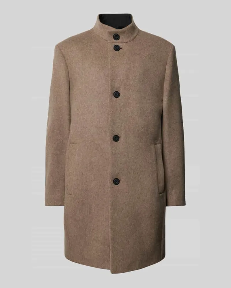 HUGO BOSS Mantel mit Stehkragen Modell 'Mintrax 