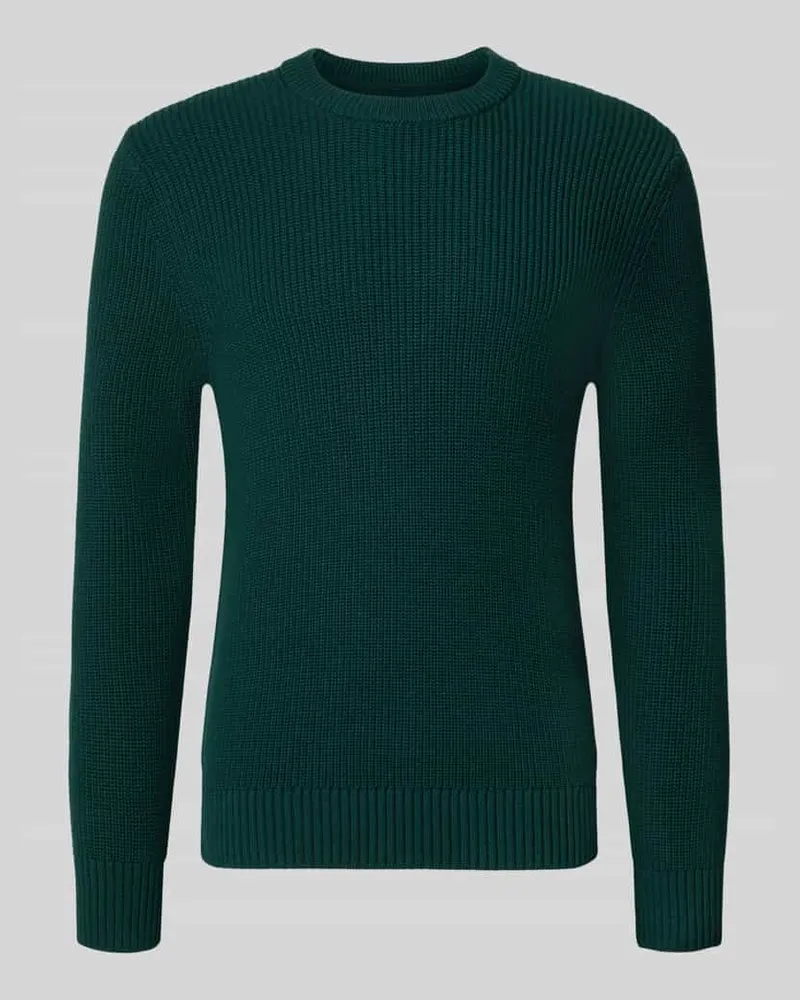 McNeal Regular Fit Strickpullover aus reiner Baumwolle Neon