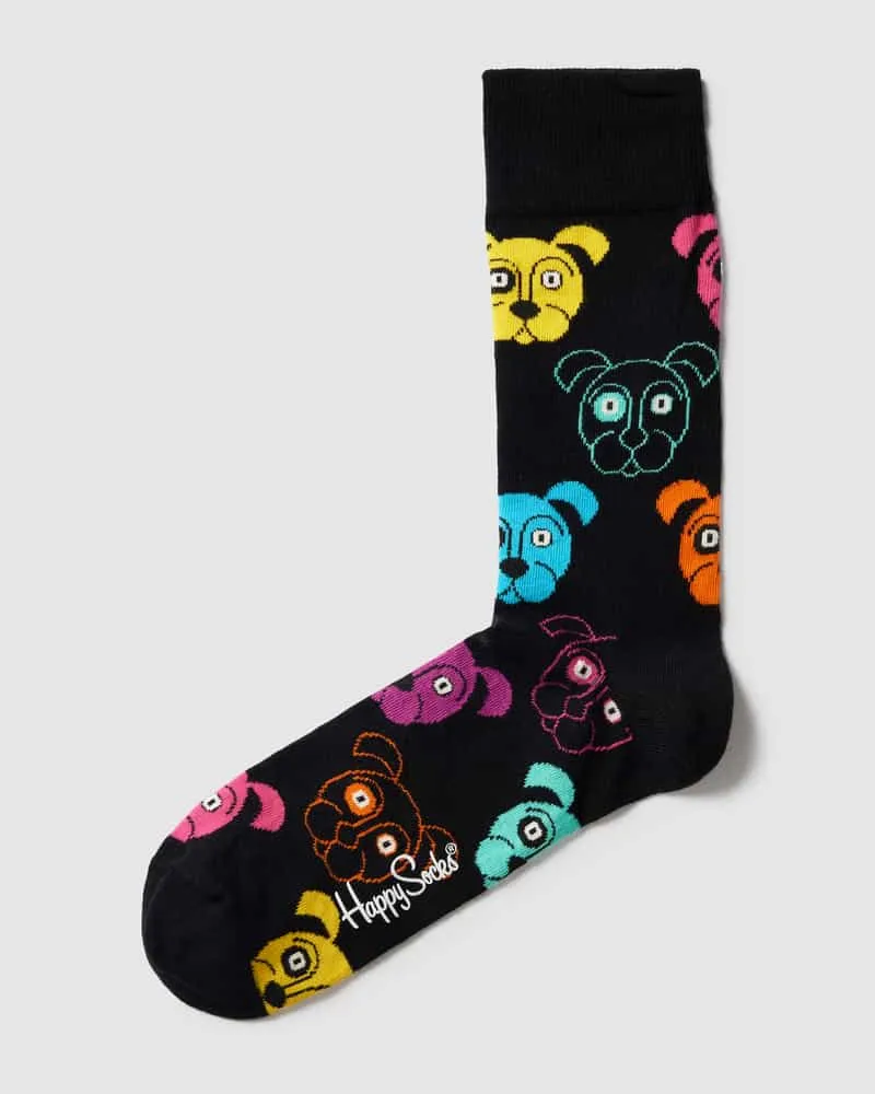 Happy Socks Socken mit Allover-Muster Modell 'Dog 
