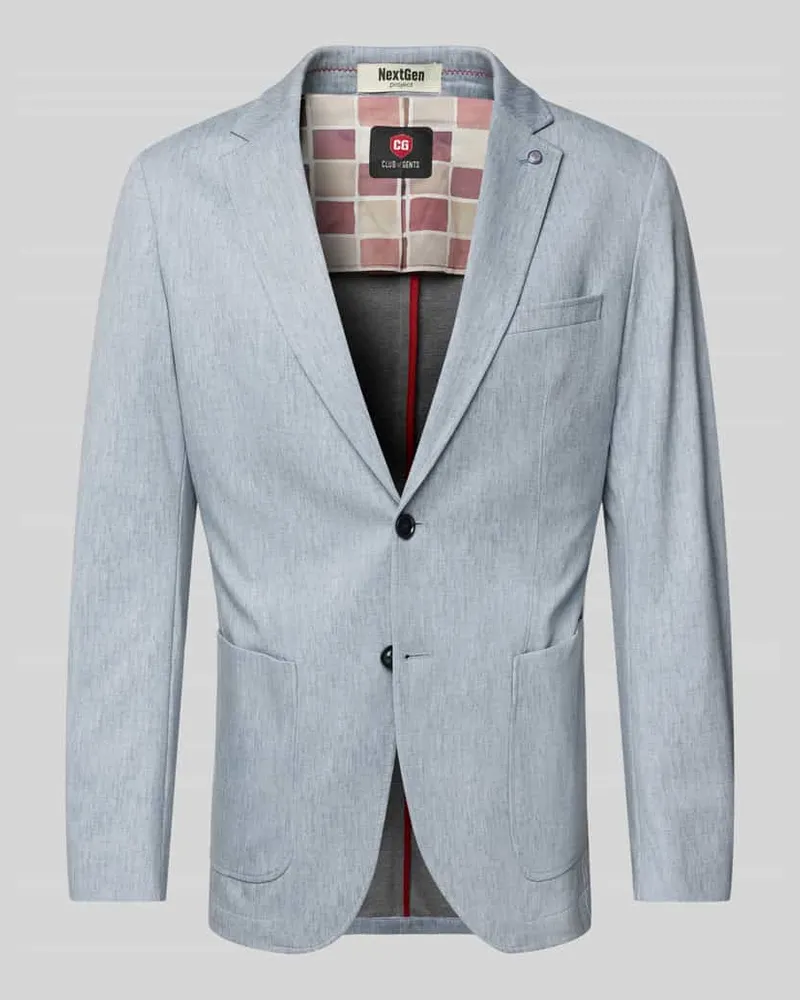 CG Sakko mit aufgesetzten Taschen Modell 'Carter Bleu