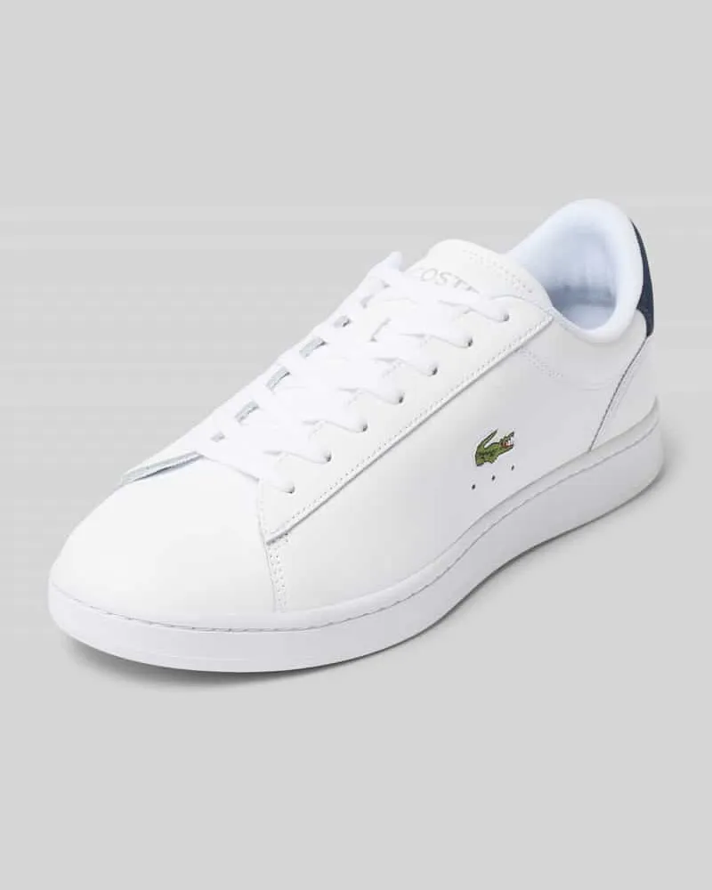 Lacoste Sneaker aus echtem Leder Modell Weiss