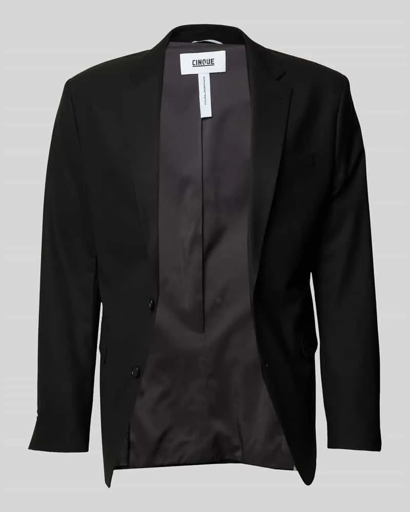 cinque Slim Fit Sakko mit Schurwoll-Anteil Modell 'Totti Black