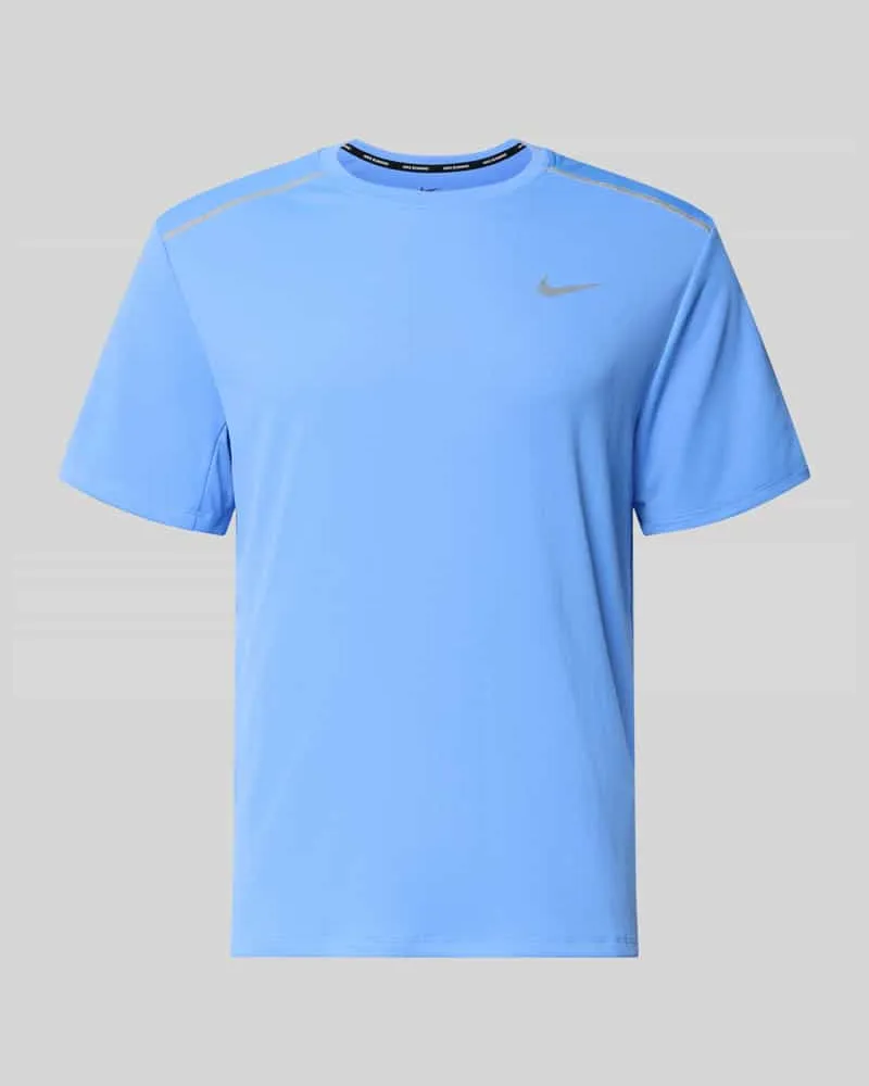 Nike T-Shirt mit Rundhalsausschnitt und Logo Royal