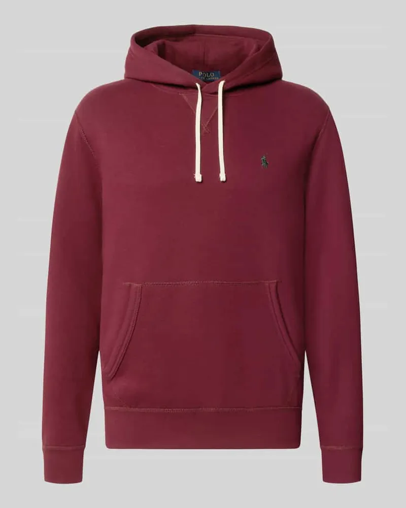 Ralph Lauren Regular Fit Hoodie aus Baumwoll-Mix Bordeaux