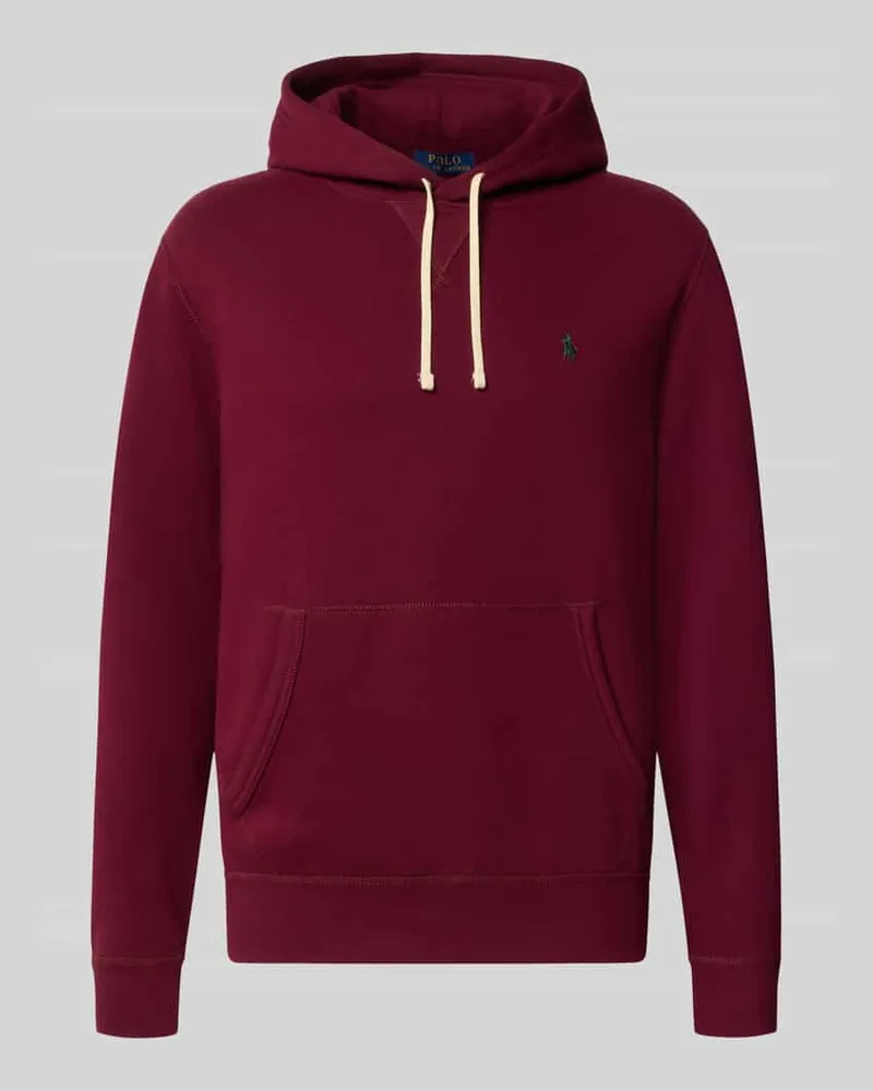 Ralph Lauren Regular Fit Hoodie aus Baumwoll-Mix Bordeaux