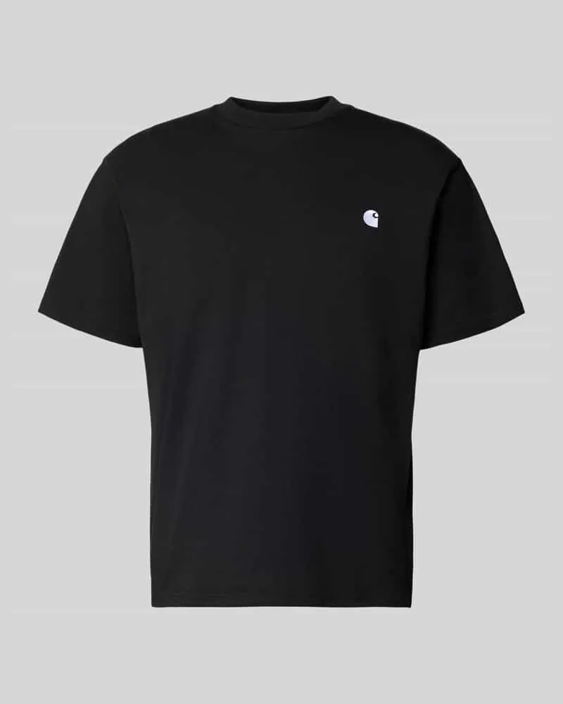 Carhartt WIP T-Shirt mit Label-Stitching Modell 'Madison Black