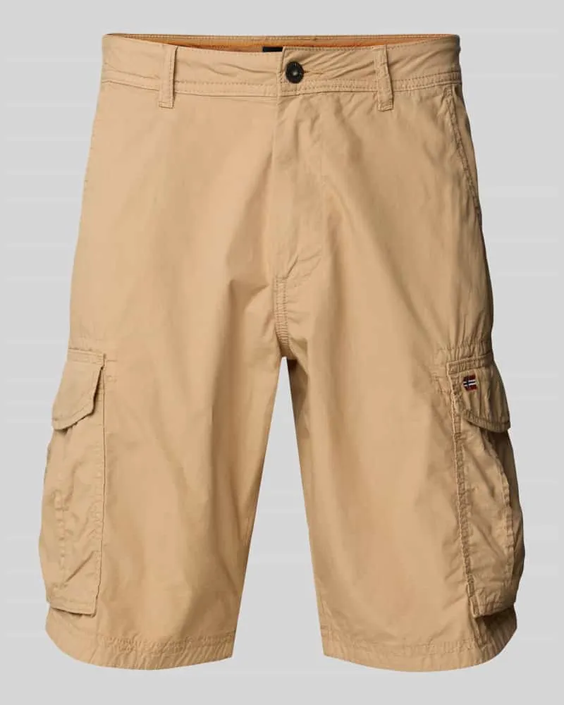 Napapijri Loose Fit Cargoshorts mit Logo-Stitching Modell 'NOTO 2.0 
