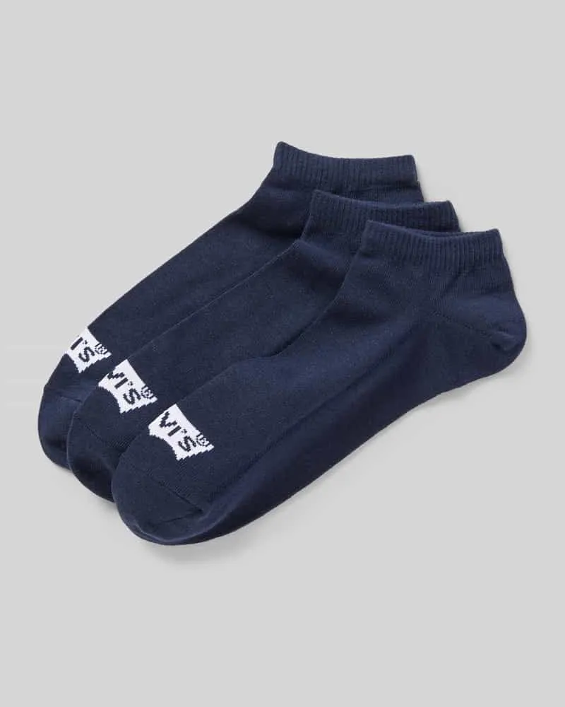 Levi's Socken mit Label-Detail Modell 'LOW CUT BATWING LOGO' im 3er-Pack 