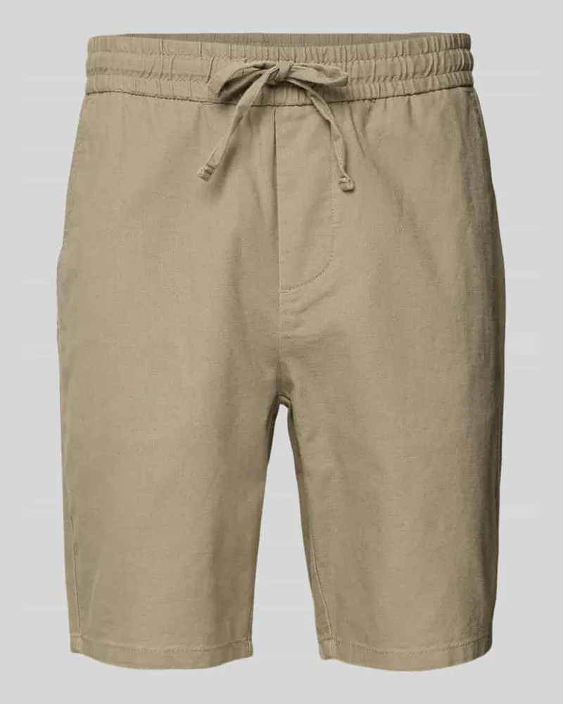 Only & Sons Shorts aus Baumwoll-Leinen-Mix Modell 'LINUS 