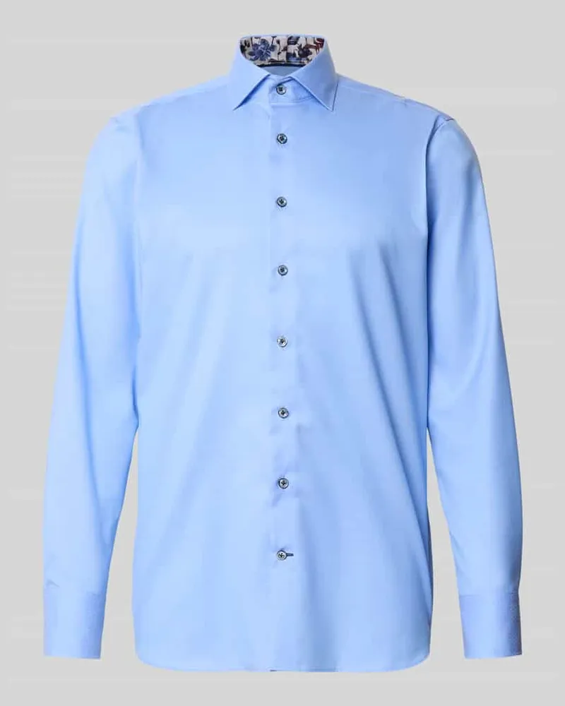Olymp Tailord Fit Freizeithemd mit Kentkragen Modell 'Savio Bleu