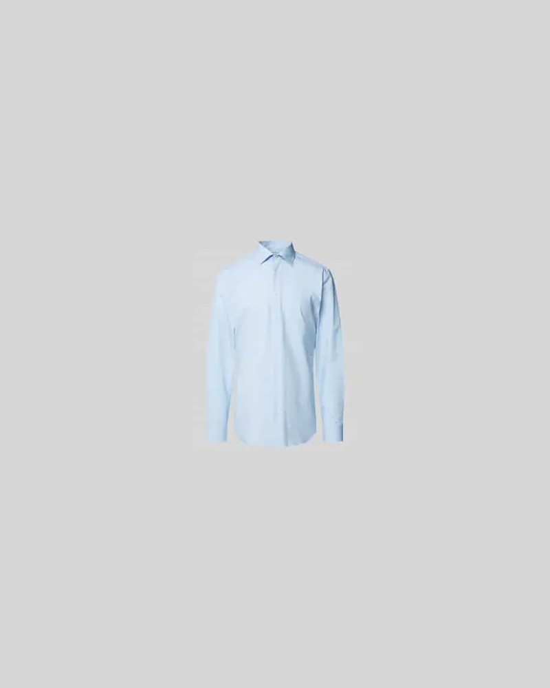 Eterna Slim Fit Businesshemd mit Stretchanteil und Streifenmuster