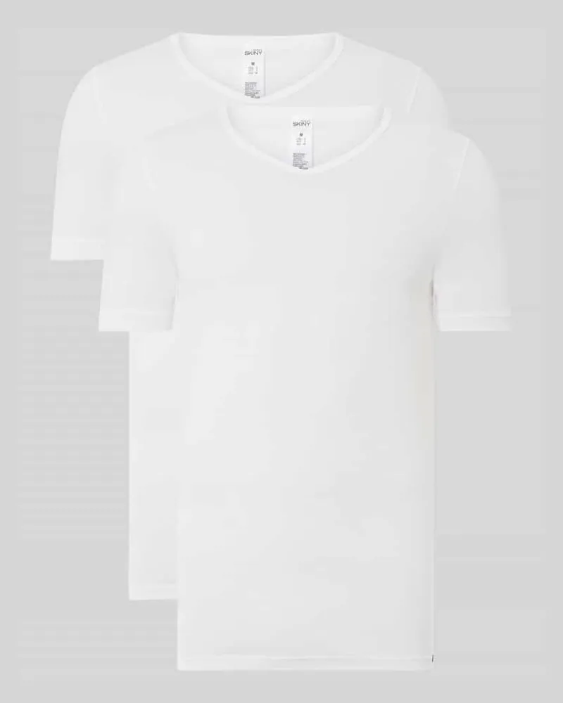 Skiny T-Shirt aus Baumwolle im 2er-Pack 