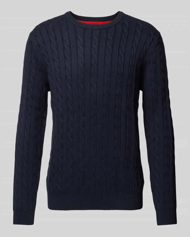 Christian Berg Strickpullover mit Rundhalsausschnitt 