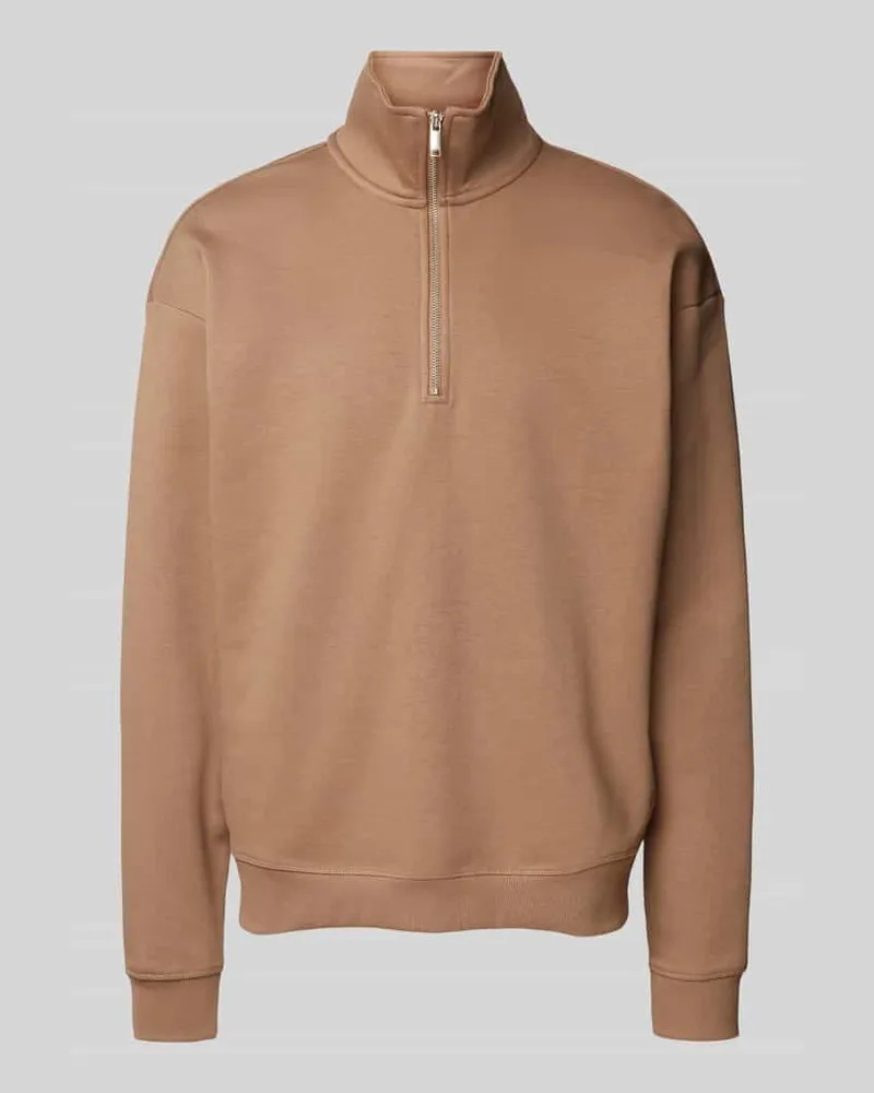 McNeal Sweatshirt mit Troyer-Kragen 