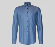 Slim Fit Business-Hemd aus reiner Baumwolle