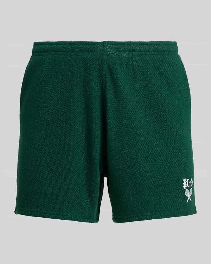 Ralph Lauren Regular Fit Sweatshorts aus reiner Baumwolle Gruen