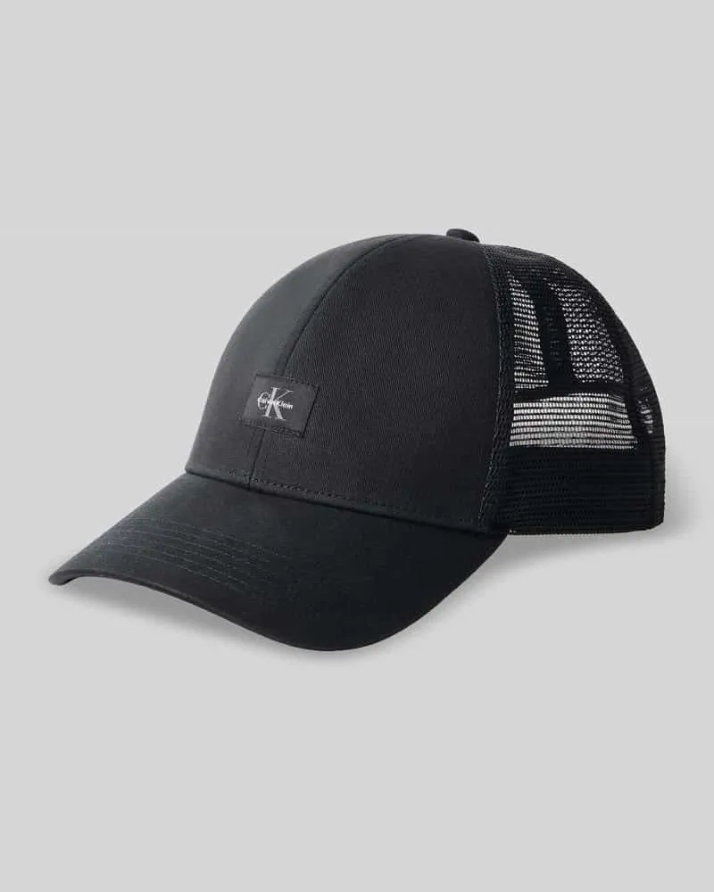 Calvin Klein Basecap mit Mesh-Einsatz und Logo Detail Black