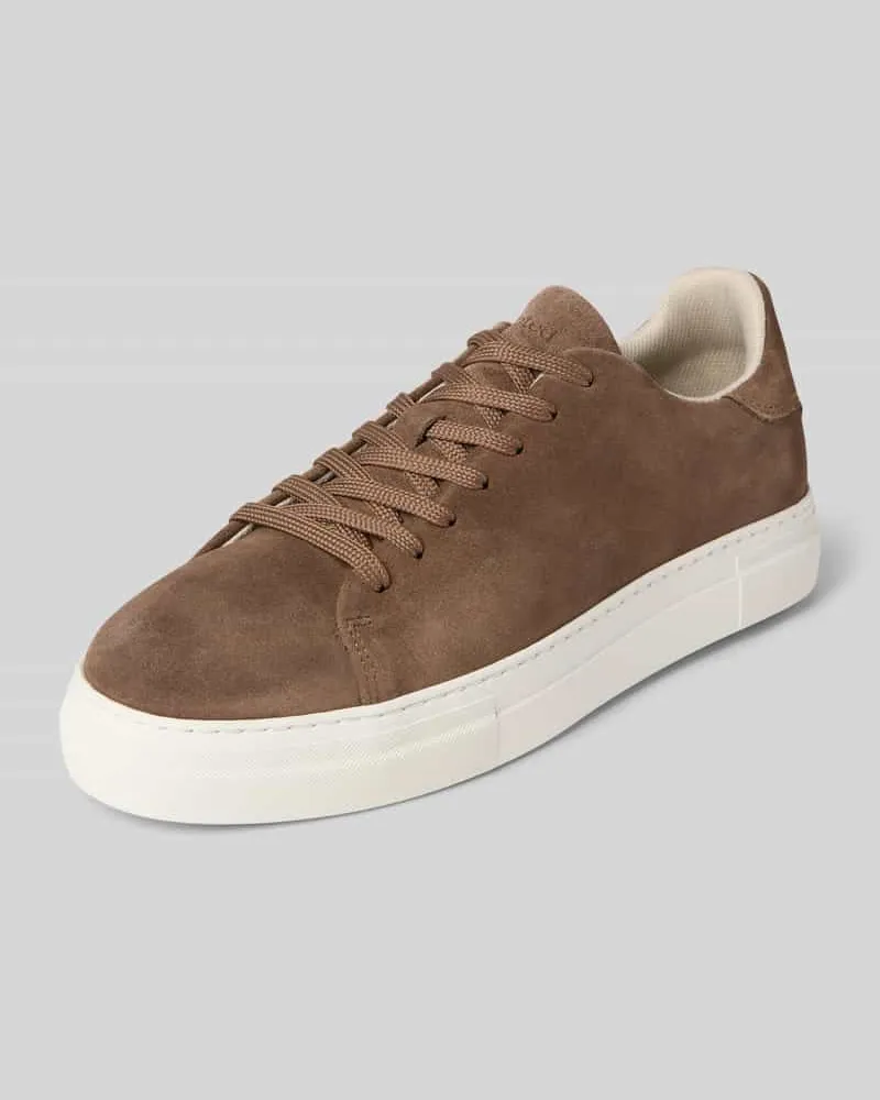 Selected Homme Low Top Sneaker aus echtem Rindsnubuk Modell 'DAVID 