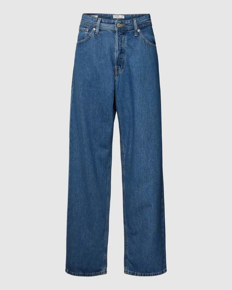 Jack & Jones Baggy Fit Jeans im 5-Pocket-Design Modell 'ALEX 