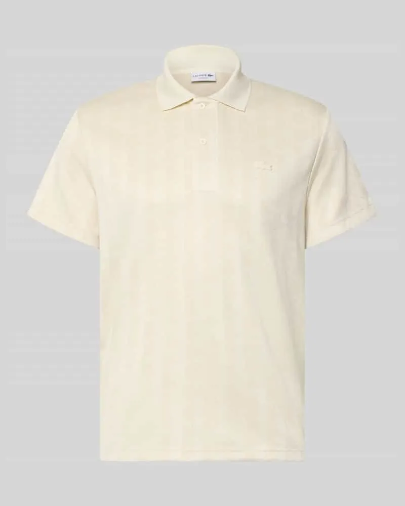 Lacoste Classic Fit Poloshirt mit Logo-Detail Sand