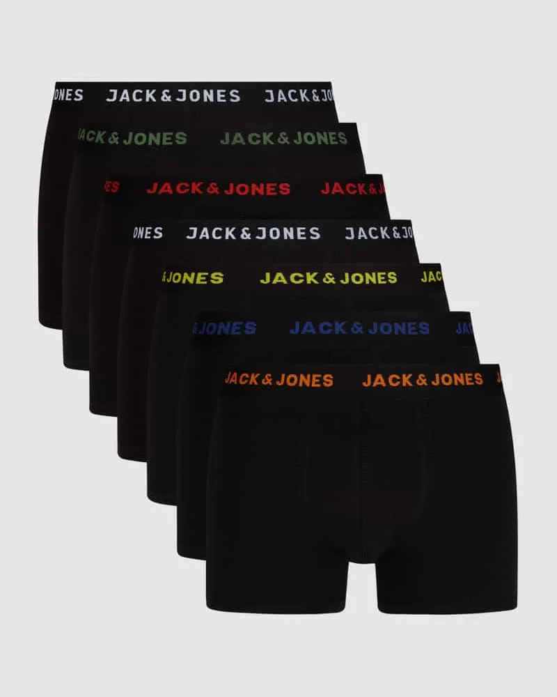 Jack & Jones Trunks mit Stretch-Anteil im 7er-Pack 