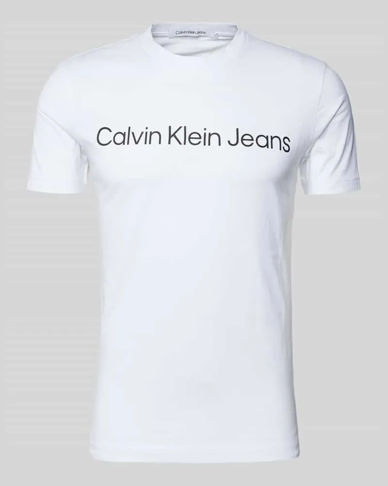 Calvin Klein T-Shirt mit Rundhalsausschnitt 