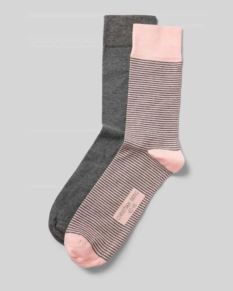Christian Berg Socken mit Label-Detail 
