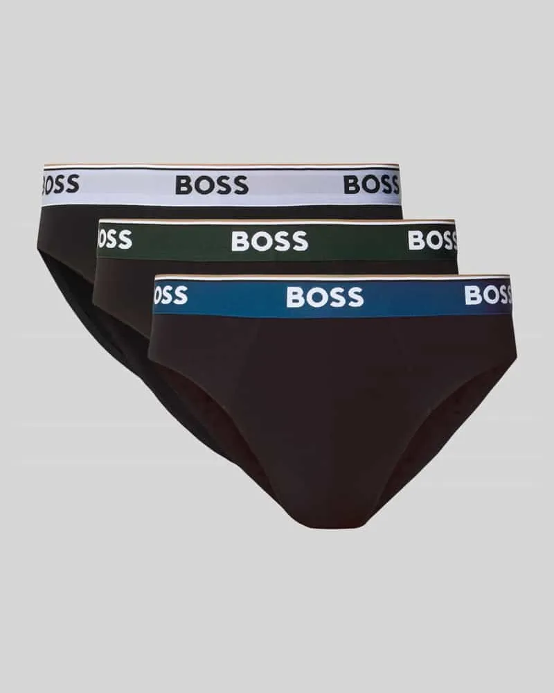 HUGO BOSS Slip aus Baumwoll-Mix Modell 'Power Black