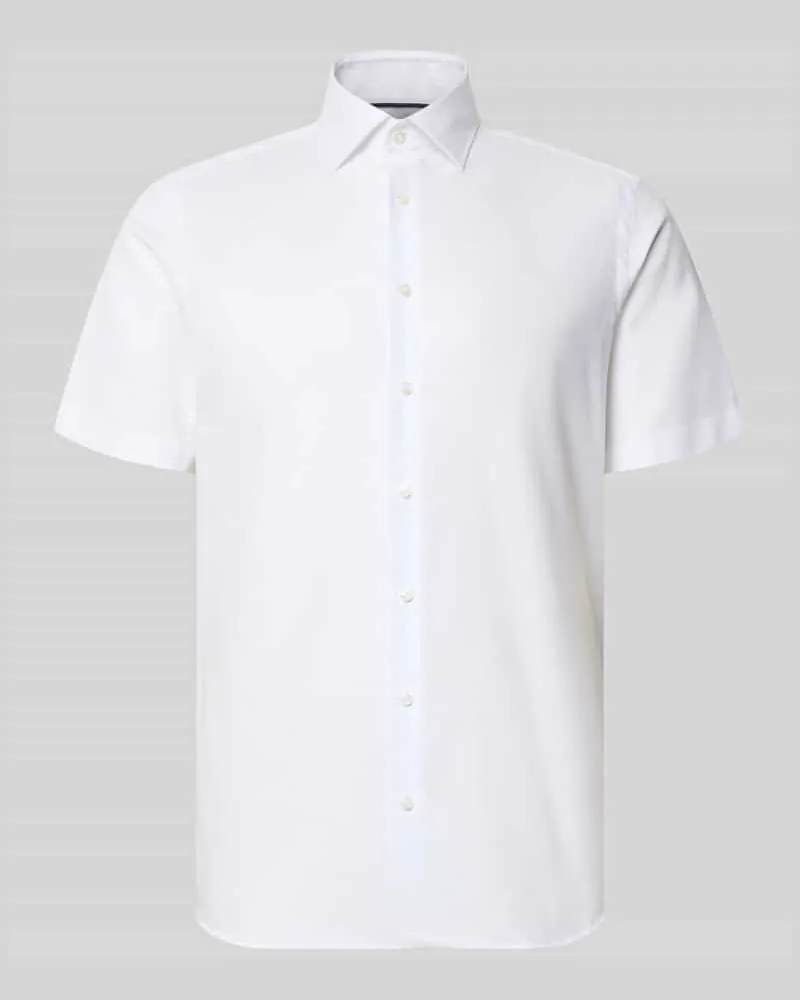 Christian Berg Regular Fit Business-Hemd mit Kentkragen Weiss