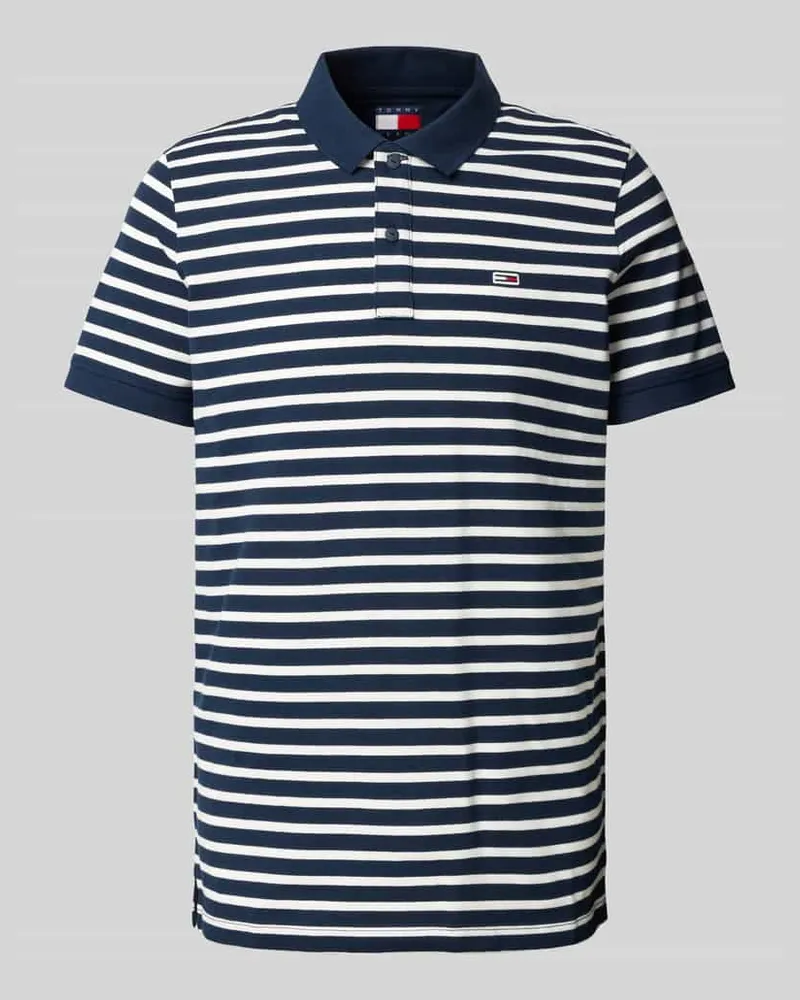 Tommy Hilfiger Slim Fit Poloshirt mit Logo-Stitching 