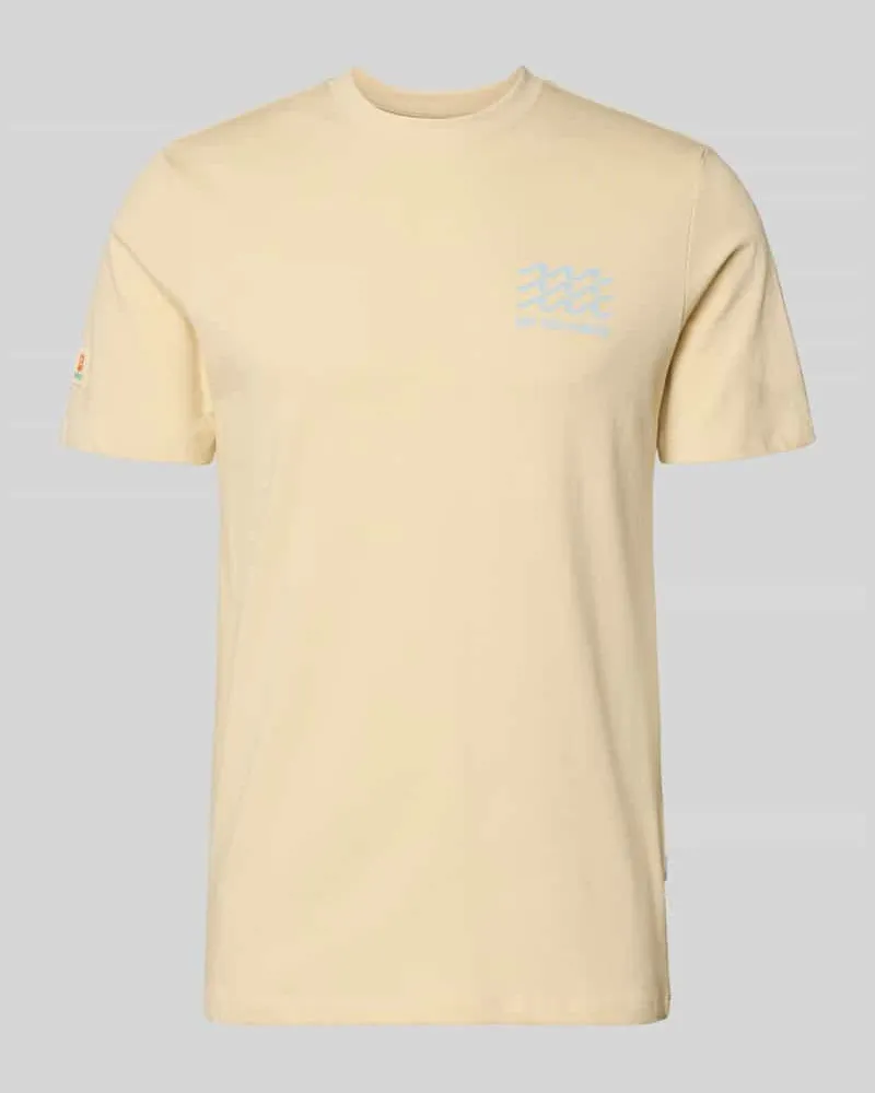 Blend T-Shirt mit Motiv-Print Modell 'SUN ISLAND Sand