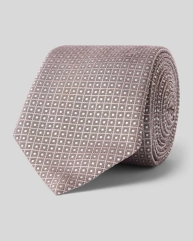 HUGO BOSS Krawatte aus Seiden-Mix Hellbraun