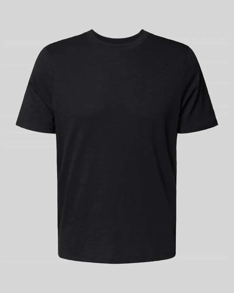 McNeal Regular Fit T-Shirt mit Rundhalsausschnitt Black