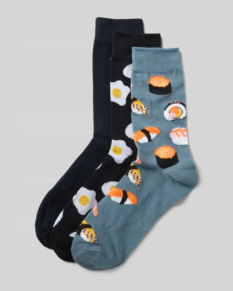 Jack & Jones Socken mit elastischem Rippenbündchen im 3er-Pack 