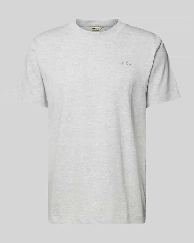 Ellesse T-Shirt mit Label-Stitching und Rundhalsausschnitt 