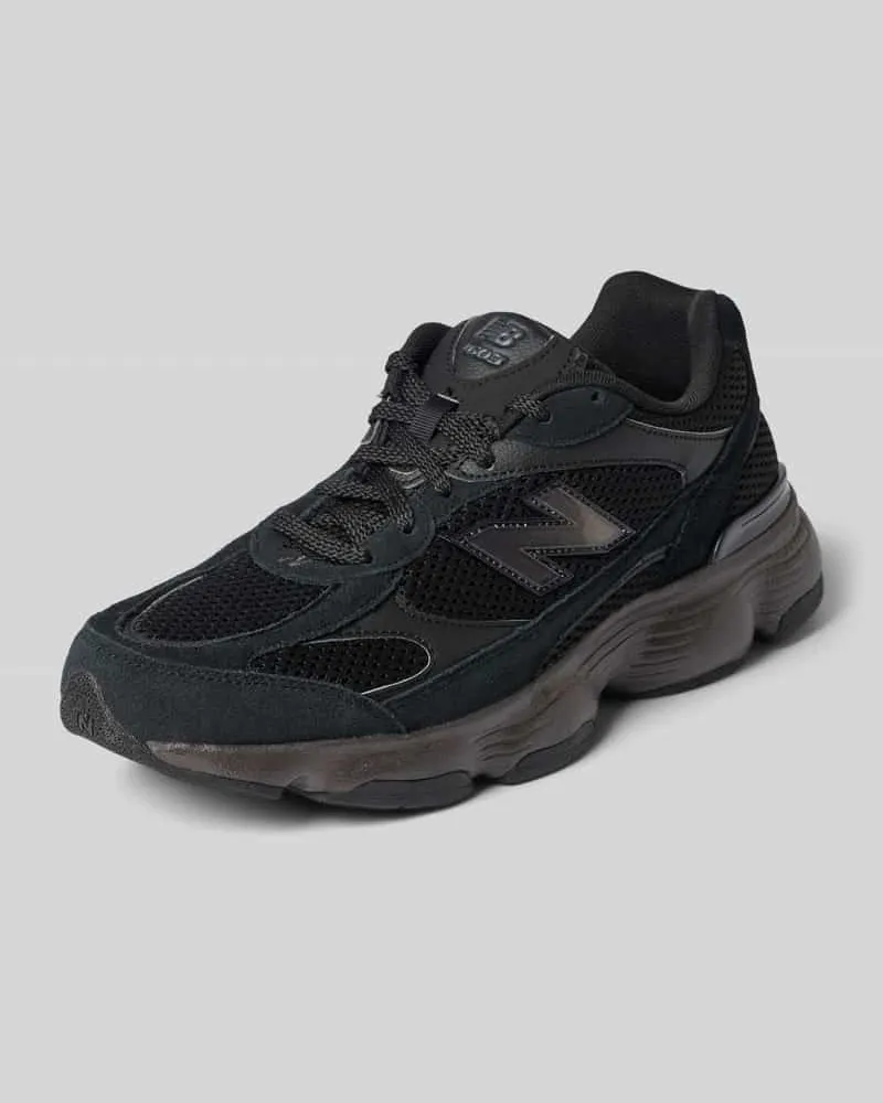 New Balance Sneaker aus Leder-Mix Black