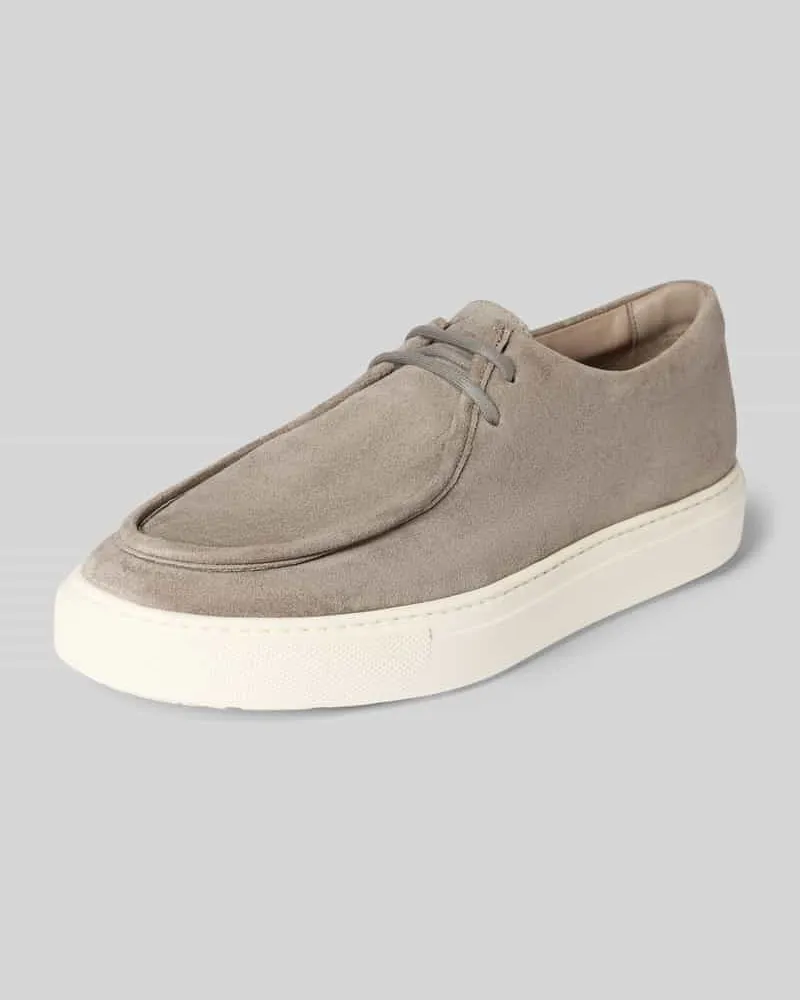 Lloyd Schnürschuhe aus Leder Modell 'METRO Hellgrau