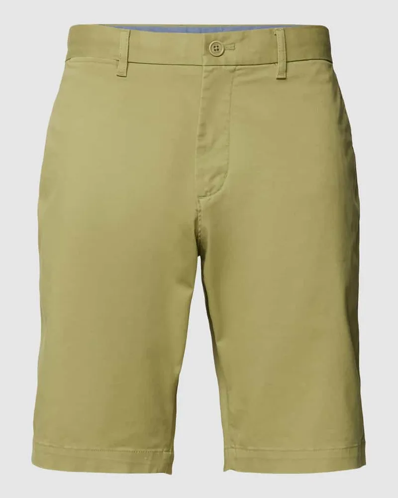 Tommy Hilfiger Straight Leg Chinoshorts mit Gesäßtaschen Modell 'HARLEM 