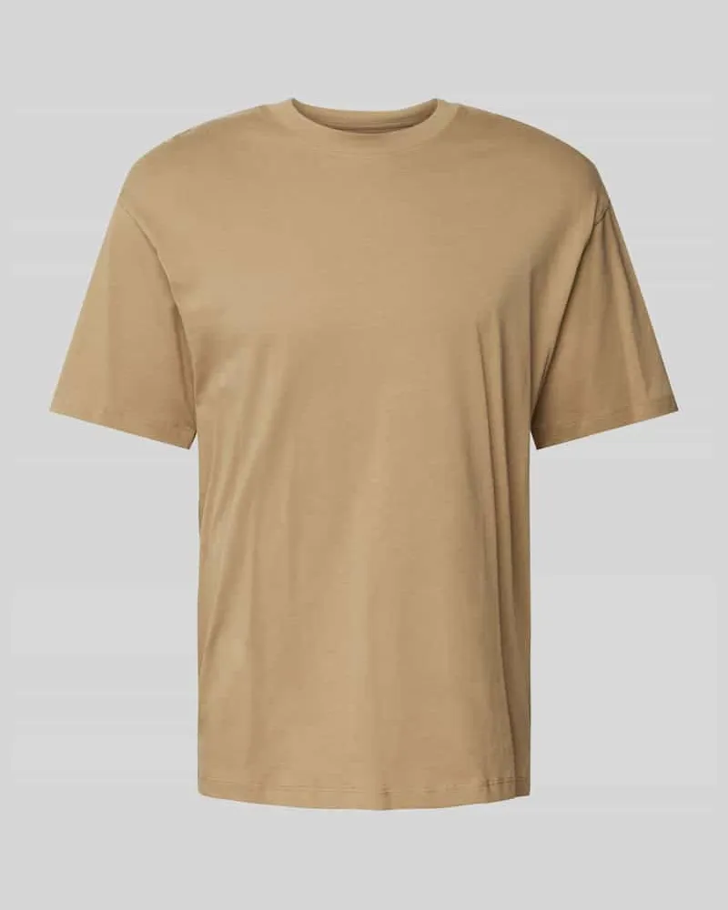Jack & Jones T-Shirt mit Rundhalsausschnitt Modell 'BRADLEY Beige
