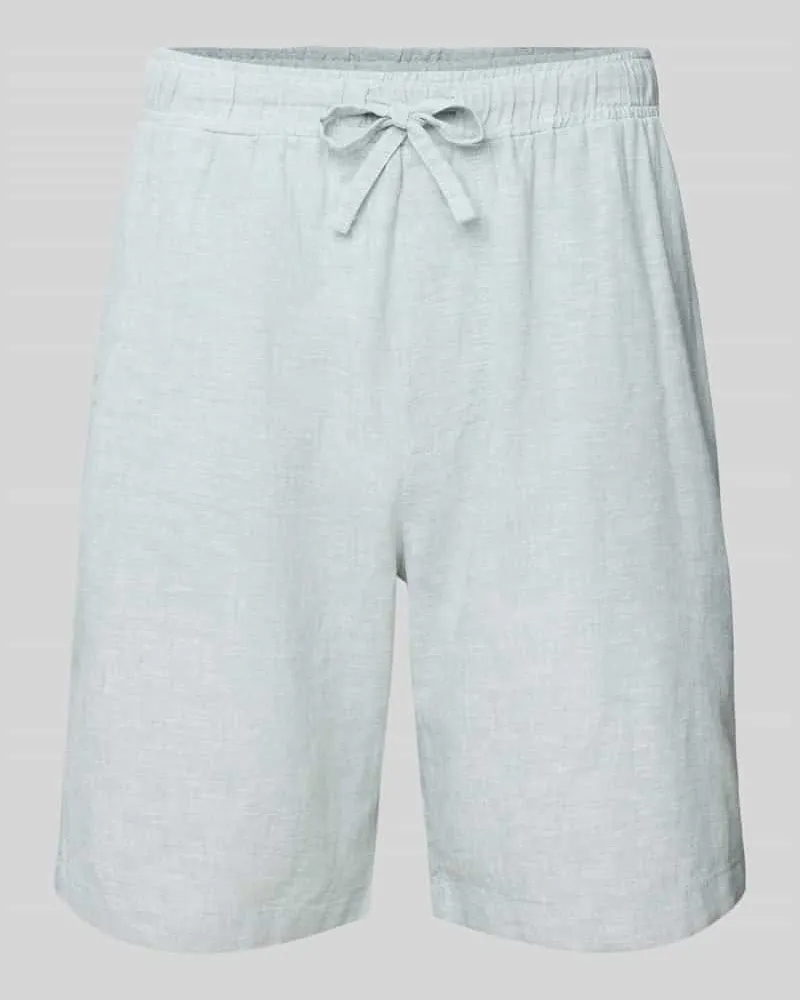 McNeal Shorts aus Leinen-Baumwoll-Mix mit Gesäßtasche 