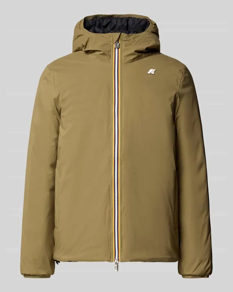 K-Way Regular Fit Daunenjacke mit Zweiwege-Reißverschluss Modell 'JACK Graphit