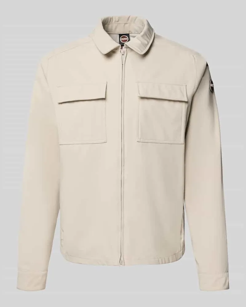 Colmar Regular Fit Hemdjacke mit Umlegekragen Kitt