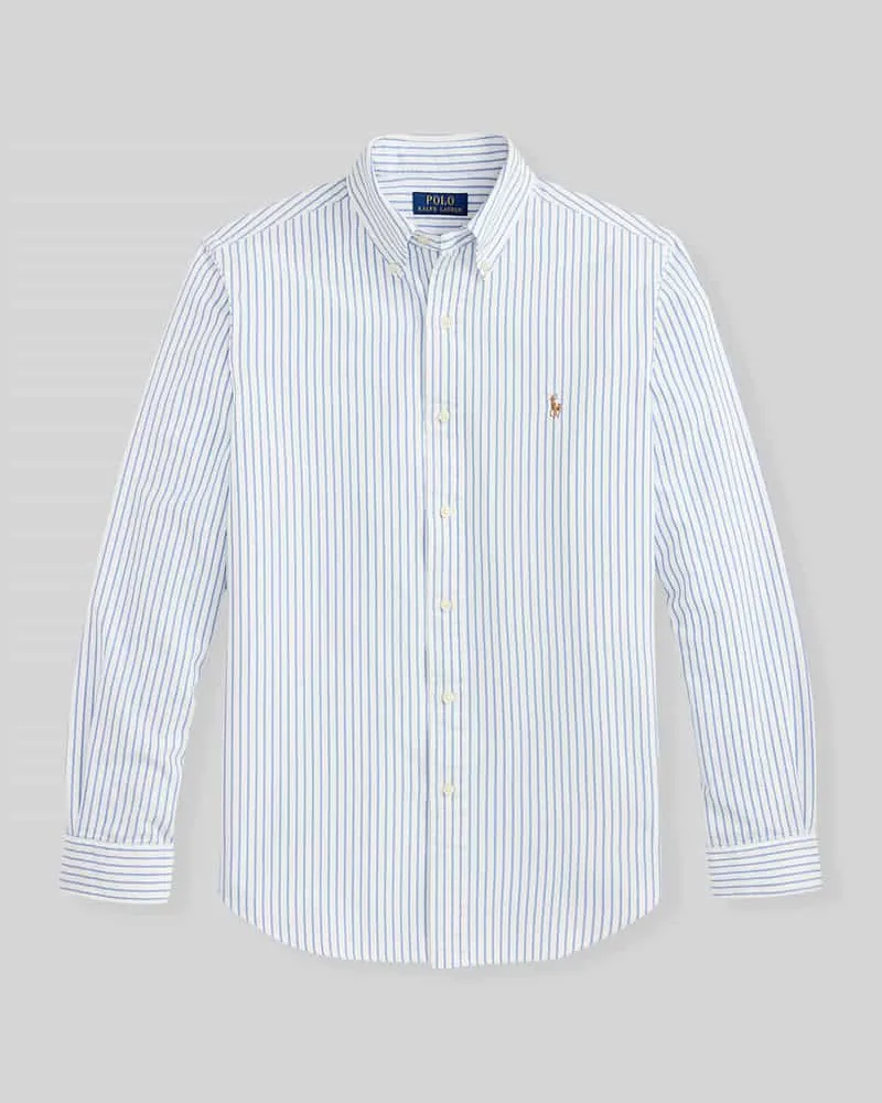 Ralph Lauren Regular Fit Freizeithemd aus reiner Baumwolle Weiss