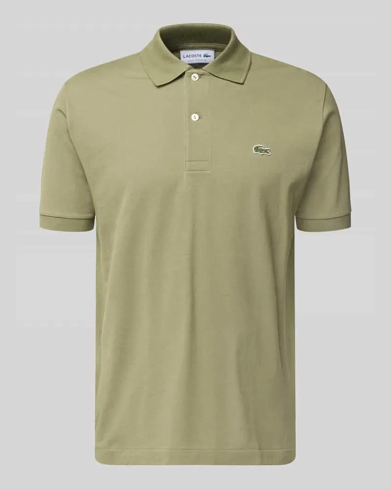 Lacoste Regular Fit Poloshirt aus reiner Baumwolle Oliv