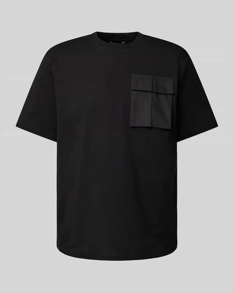 Antony Morato T-Shirt mit geripptem Rundhalsausschnitt 