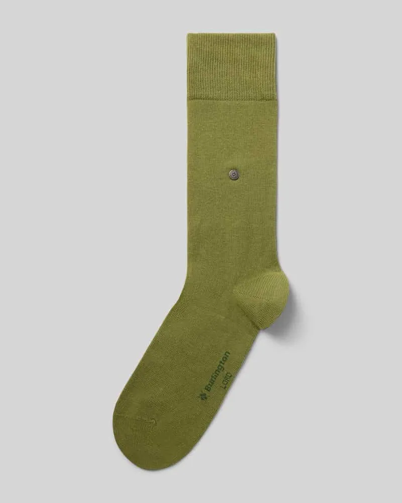 Burlington Socken mit Logo-Detail Modell 'Lord SO Oliv