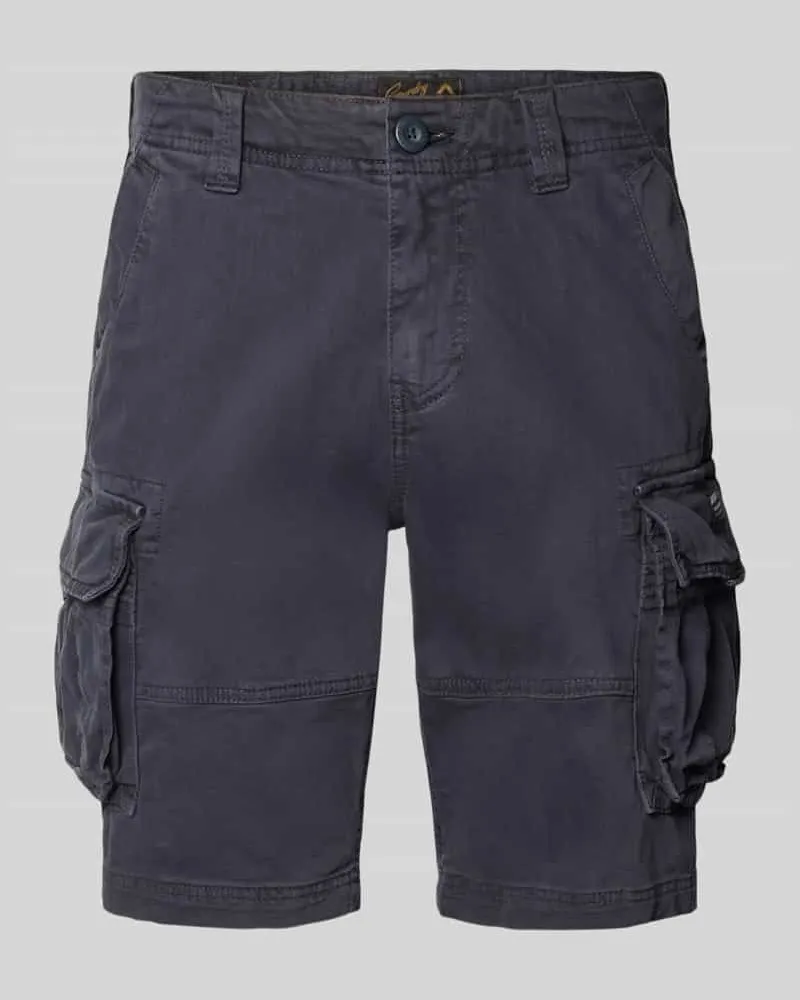 Superdry. Straight Fit Shorts mit Cargo-Taschen Modell 'Core Marine